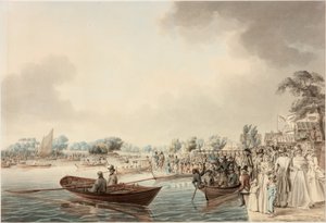 Rowing Match at Richmond, Surrey, (Birthday of the Duke of Clarence)